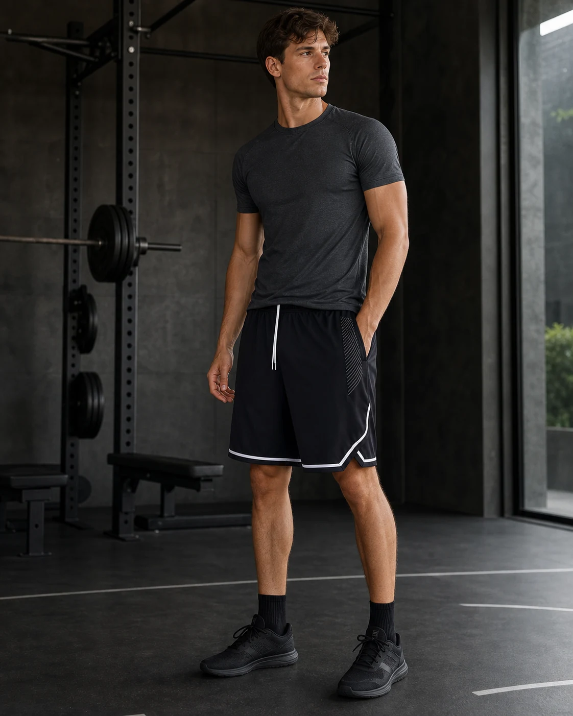 Men's Drawstring Quick-Dry Active Shorts — ANON INC campaign